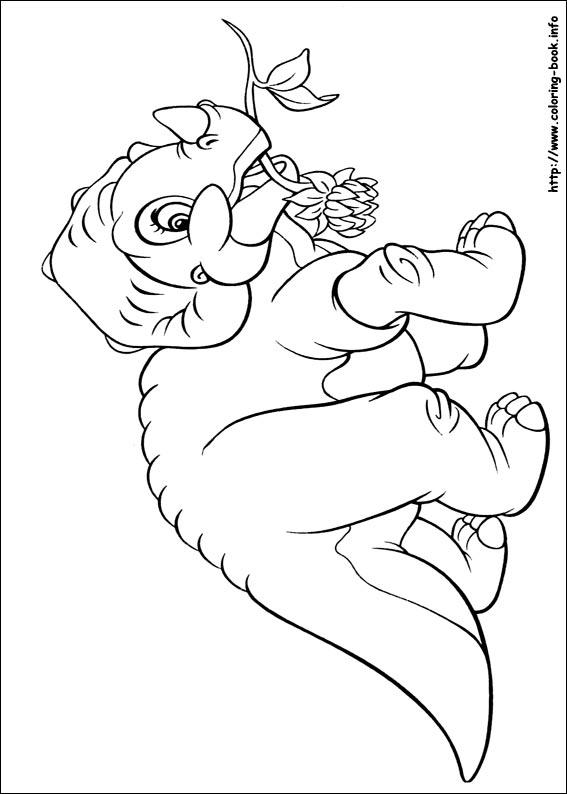 Plansa de colorat cu Dinozauri 5 146